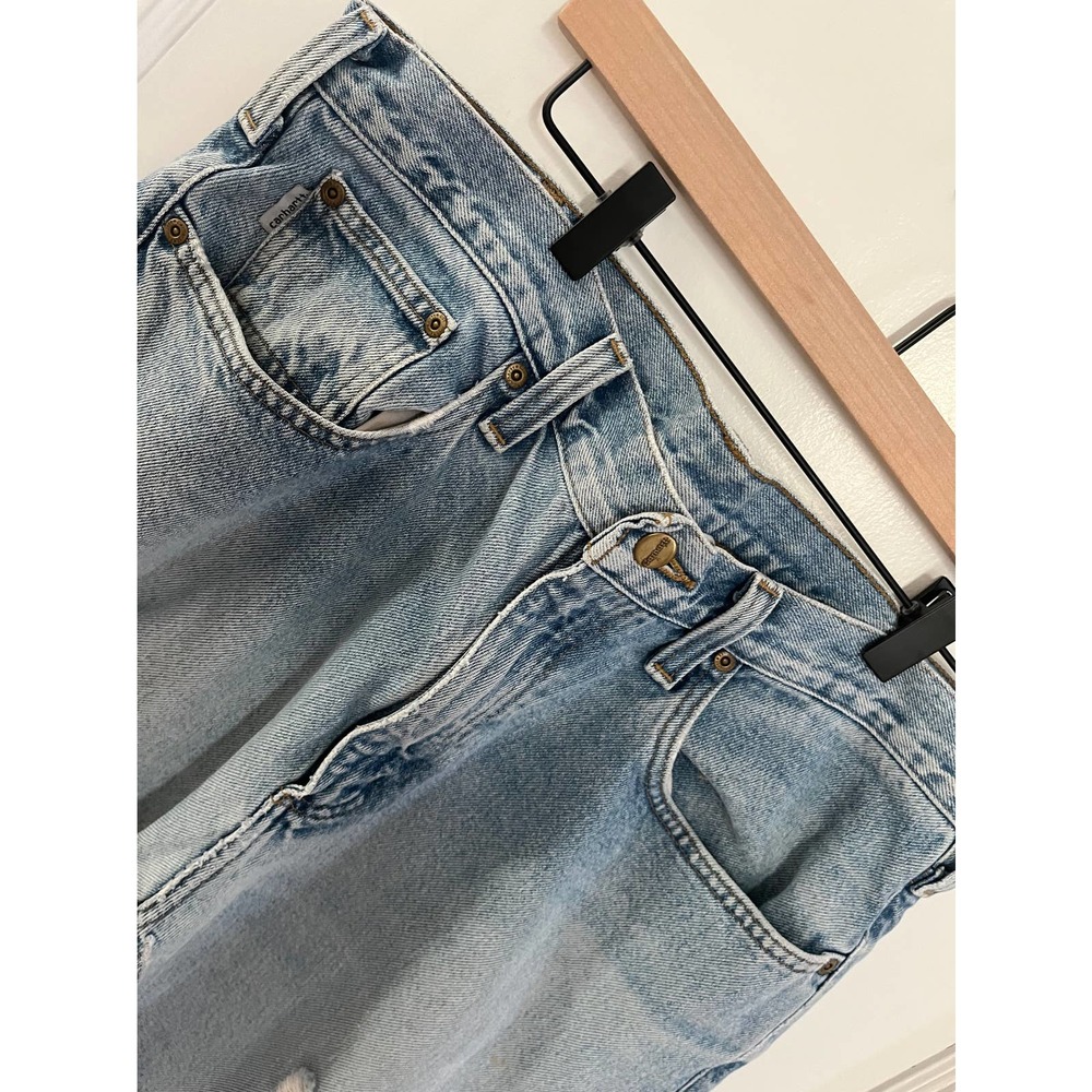 Carhartt Men’s Distressed Jeans 36x34 BV60 LVB - Picture 5 of 8